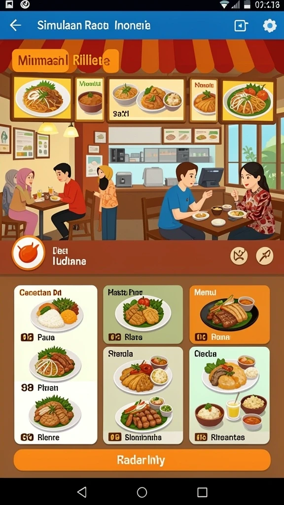 bokedomino - Fitur sosial untuk berinteraksi dengan pemain lain.